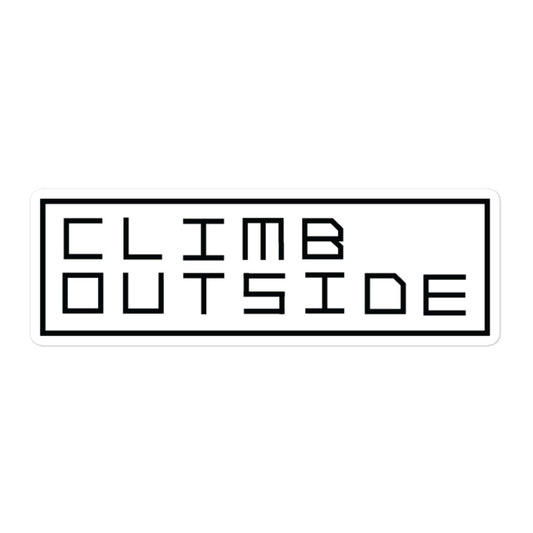 Climb Outside Sticker