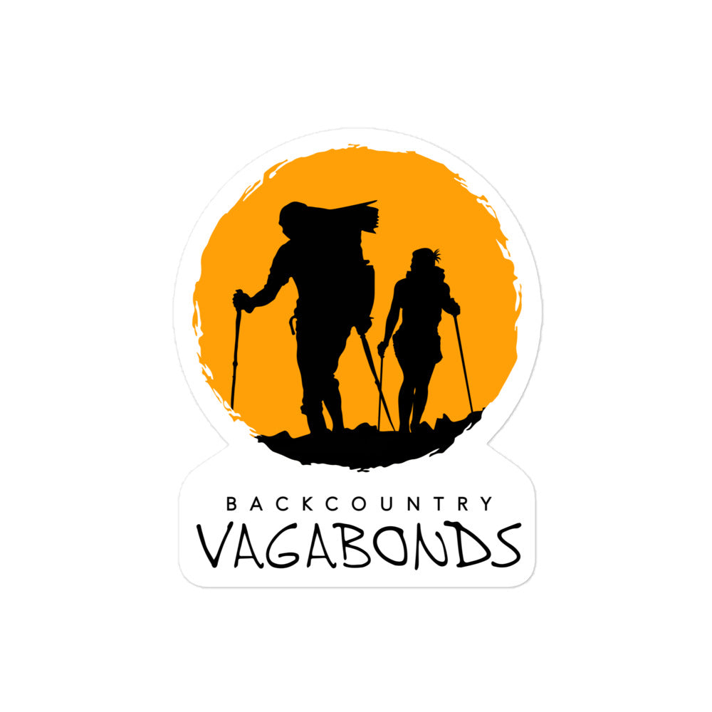 Backcountry Vagabonds Vertical Sticker