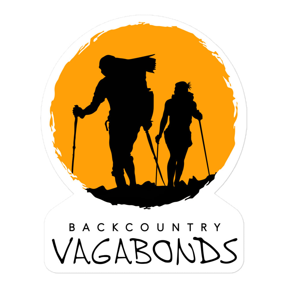 Backcountry Vagabonds Vertical Sticker